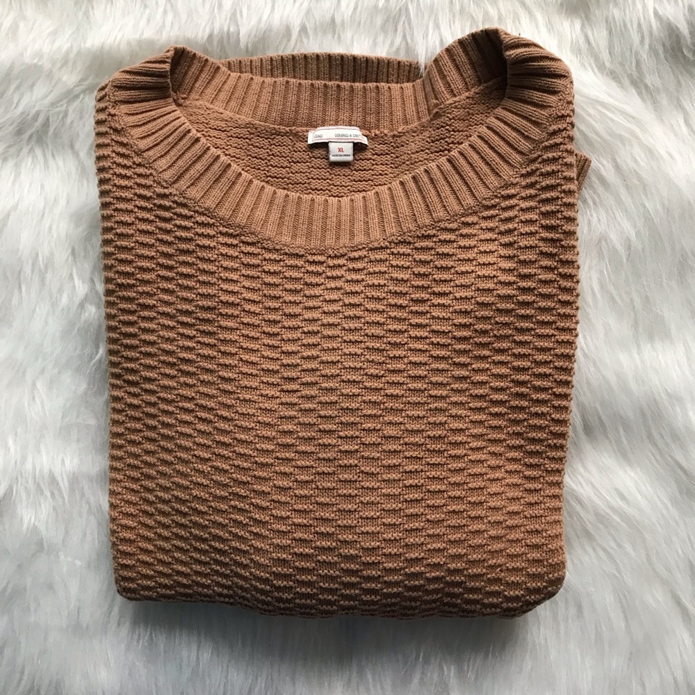 GAP XL Camel Colored Sweater